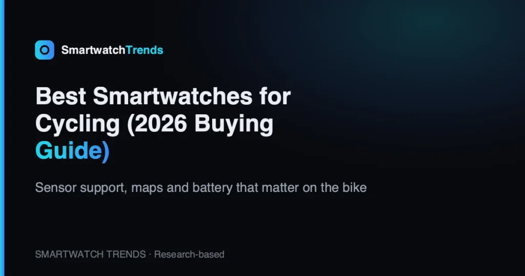 Best smartwatches for cycling