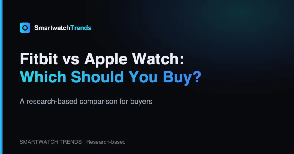 Fitbit vs apple watch