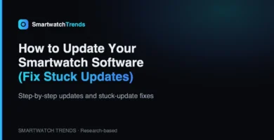 How to update your smartwatch software