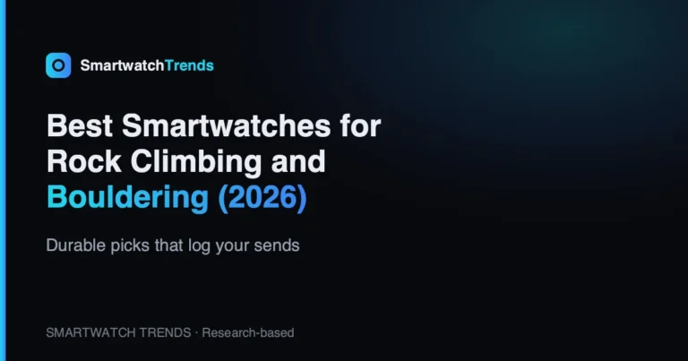 Mp best smartwatches for rock climbing and bouldering