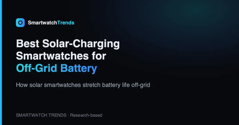 Mp best smartwatches with solar charging