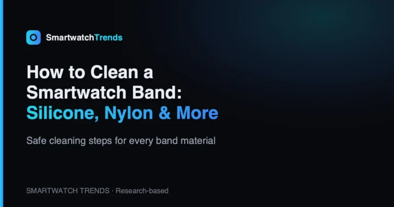 Mp how to clean a smartwatch band