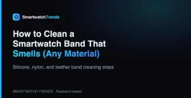 Mp how to clean a smartwatch band that smells