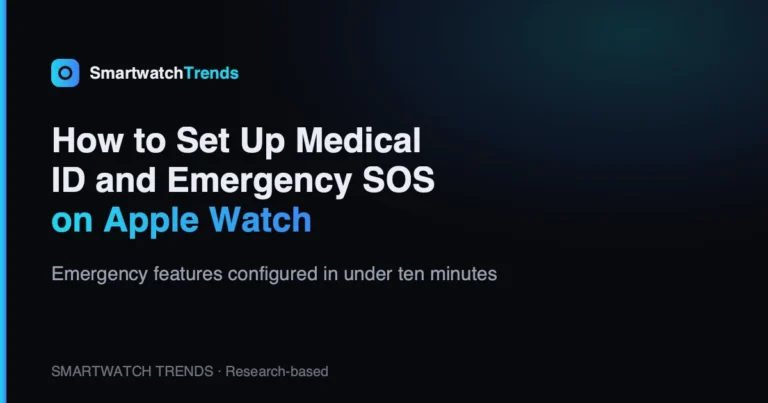 Mp how to set up medical id and emergency sos on apple watch