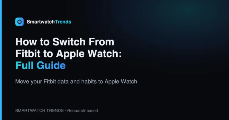 Mp how to switch from fitbit to apple watch