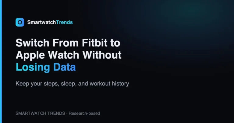 Mp how to switch from fitbit to apple watch without losing data