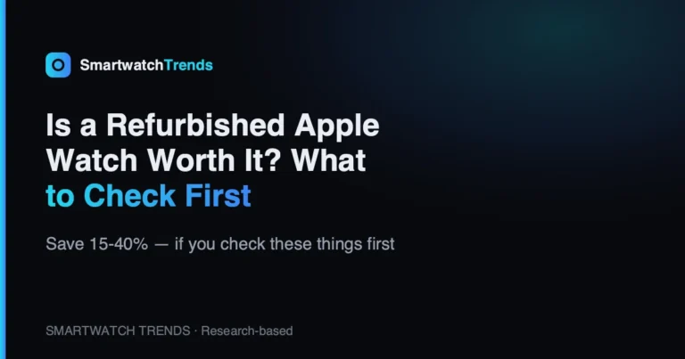 Mp is a refurbished apple watch worth buying
