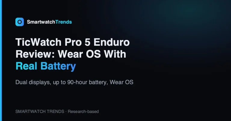 Mp ticwatch pro 5 enduro review