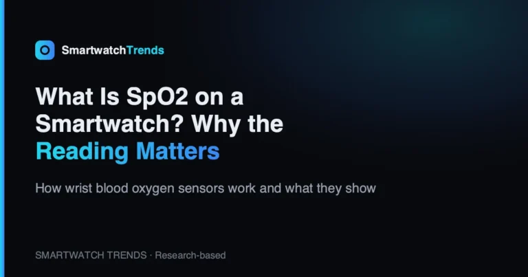 Mp what is spo2 on a smartwatch